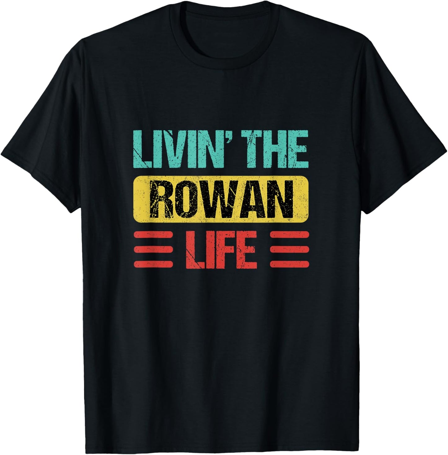 Rowan Name T-Shirt - T-Shirt | Black