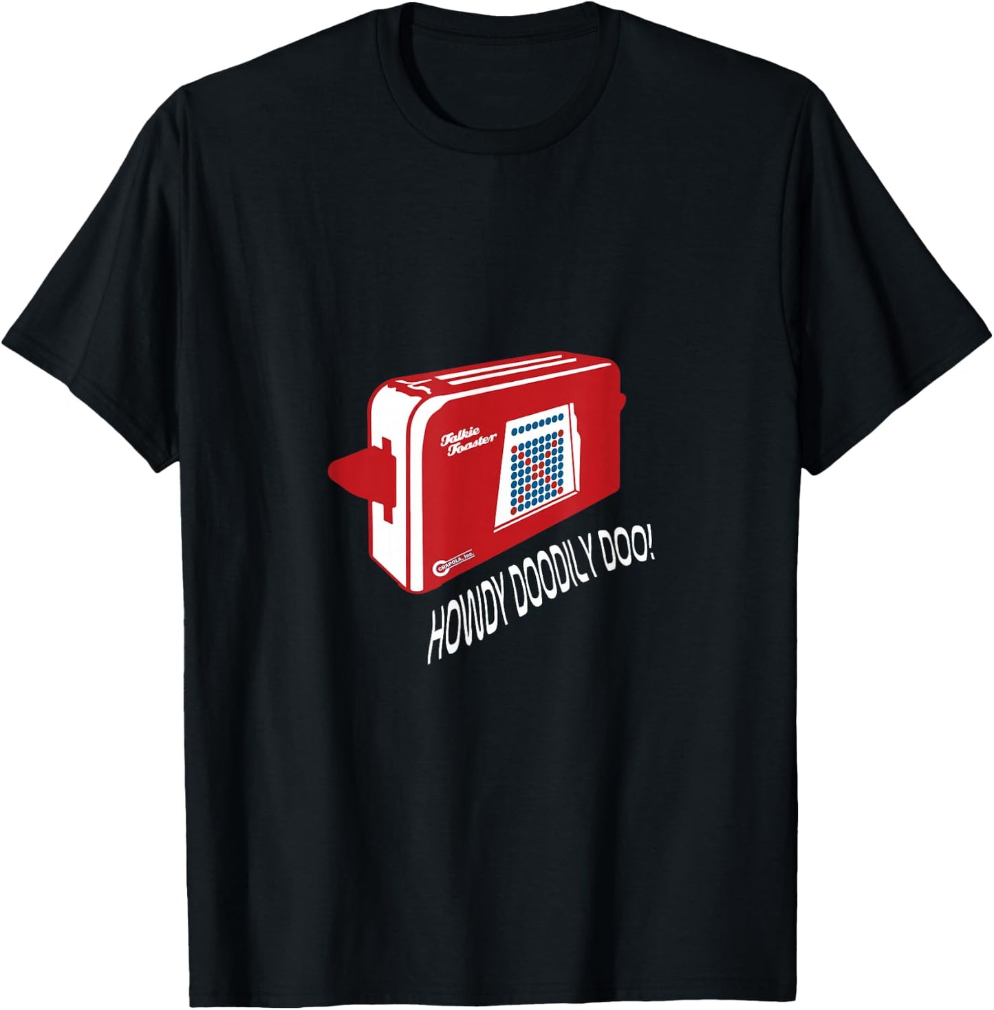 Arrowroot Red Talkie Toaster Dwarf T-Shirt - T-Shirt | Black