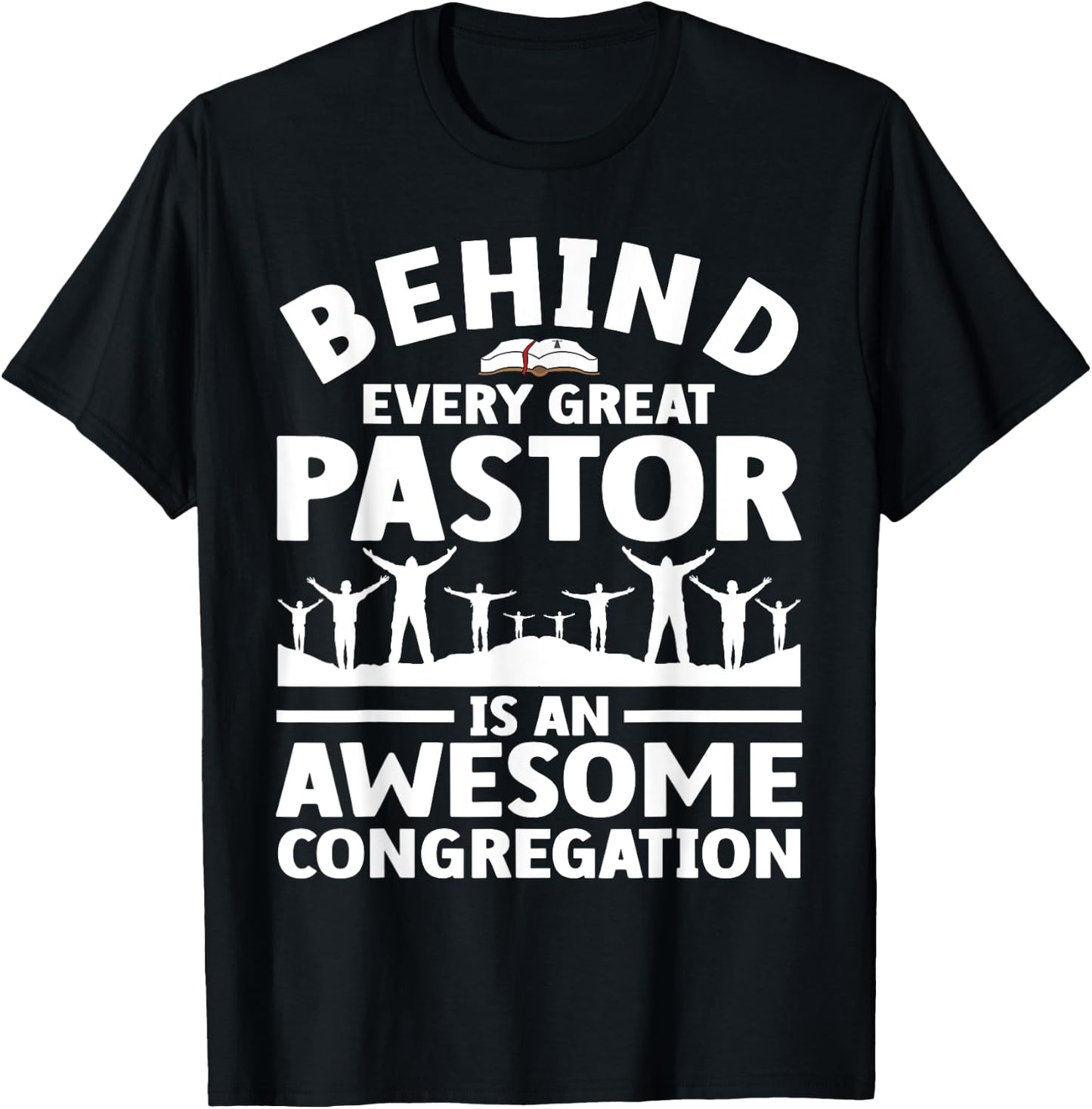 Funny Pastor Appreciation Art Women Christian Priest T-Shirt - T-Shirt | Black