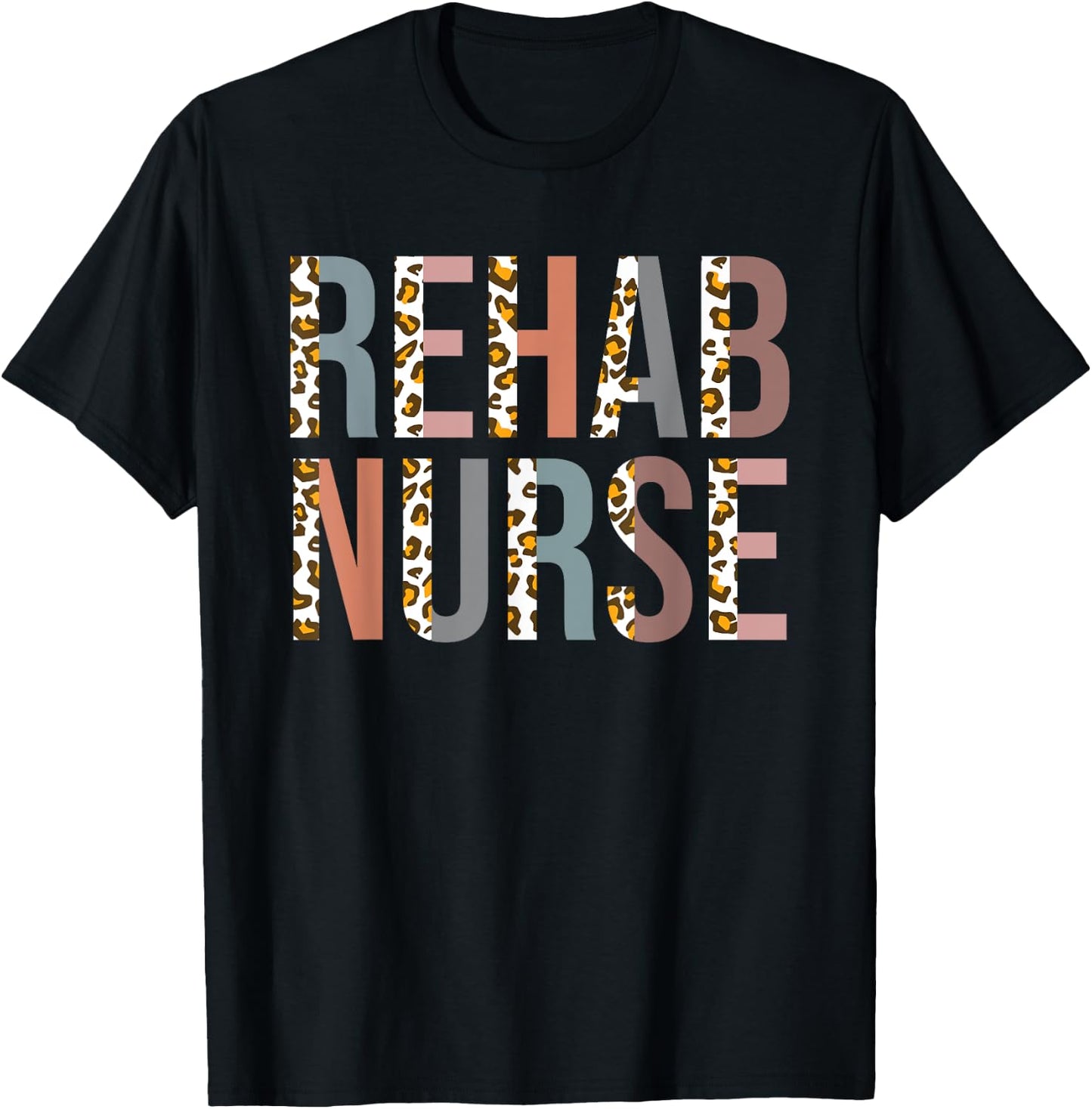 Rehab Technician Rehab Nurse T-Shirt - T-Shirt | Black