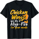 Chicken Wings Food - Chicken Wings are like a HIGH-FIVE T-Shirt - T-Shirt | Black