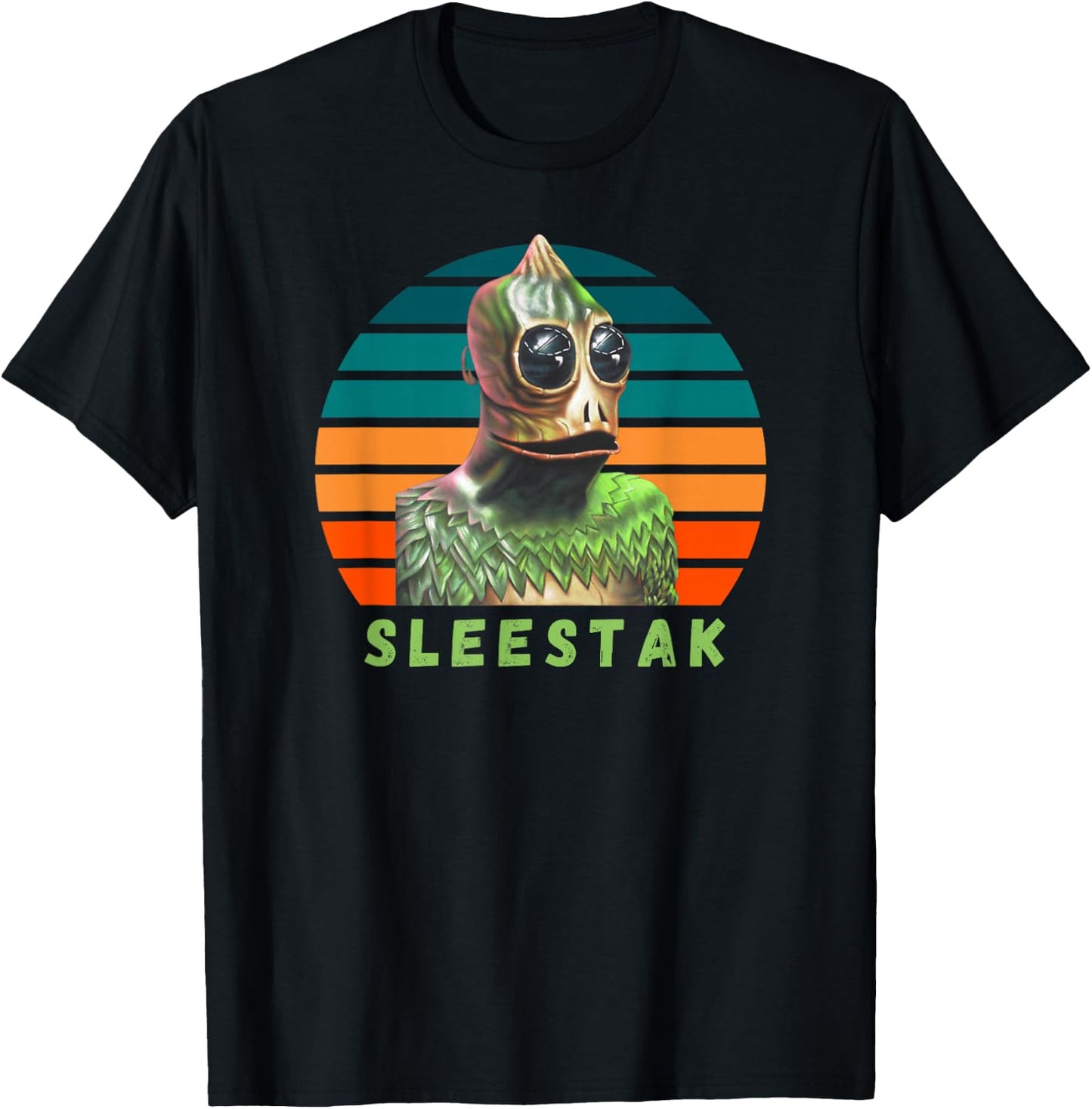 Sleestak, Funny Land of The Lost Shirt, Classic Television T-Shirt - T-Shirt | Black