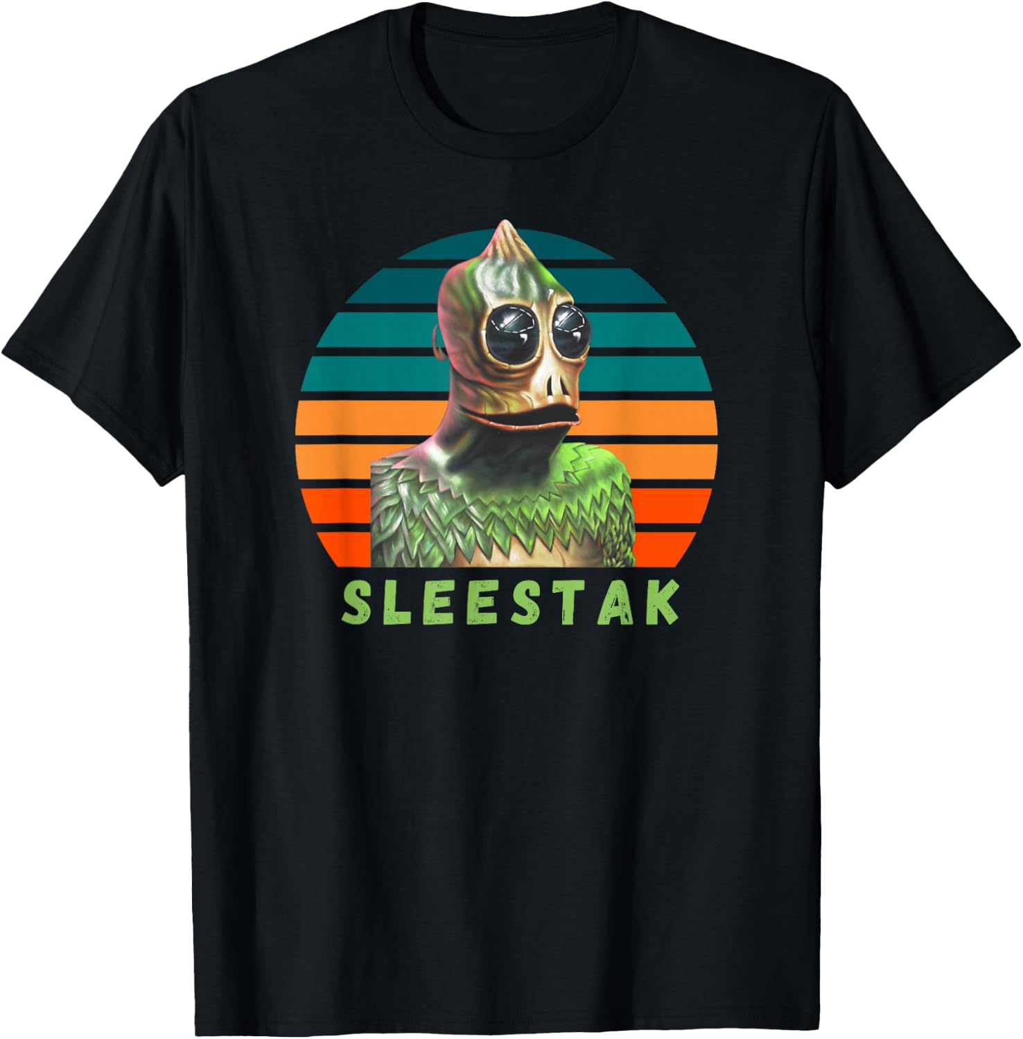 Sleestak, Funny Land of The Lost Shirt, Classic Television T-Shirt - T-Shirt | Black