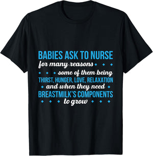 Lactation Consultant For Lactation Specialist IBCLC Expert T-Shirt - T-Shirt | Black