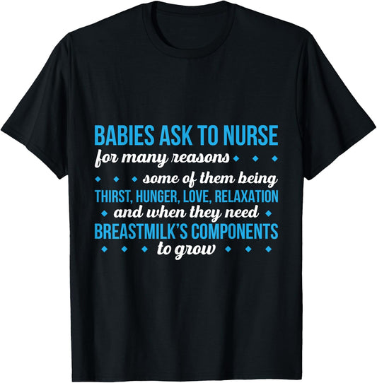 Lactation Consultant For Lactation Specialist IBCLC Expert T-Shirt - T-Shirt | Black