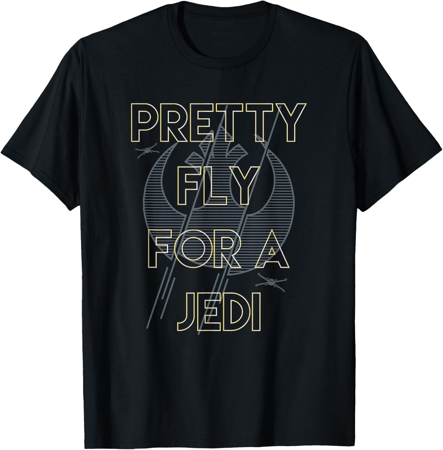 Star Wars Classic Pretty Fly For A Jedi Rebels Poster T-Shirt - T-Shirt | Black