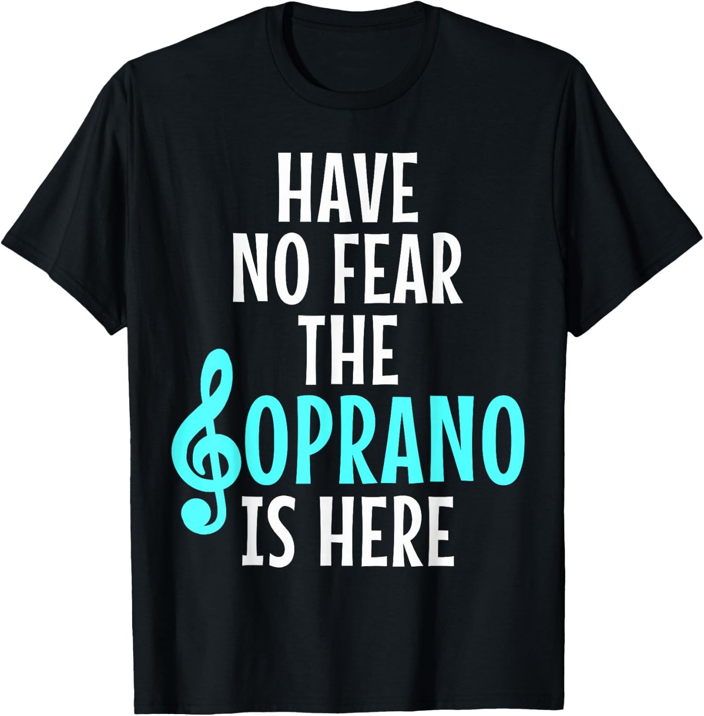 Soprano Choir Singer T-Shirt - T-Shirt | Black