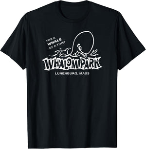 MRS- Whalom Park 1980s Amusement Park -Adults Retro Blue Small T-Shirt - T-Shirt | Black