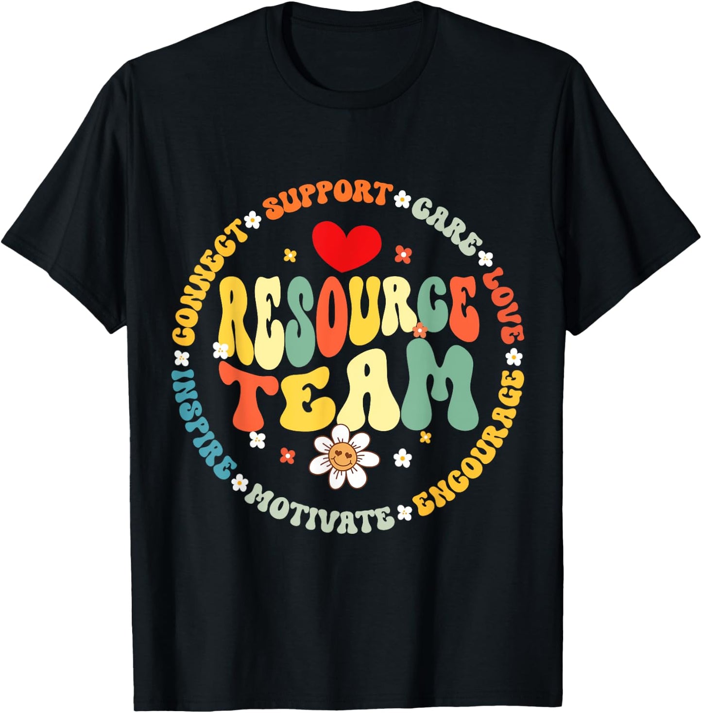Resource Teacher Team Special Education IEP Teaching Squad T-Shirt - T-Shirt | Black