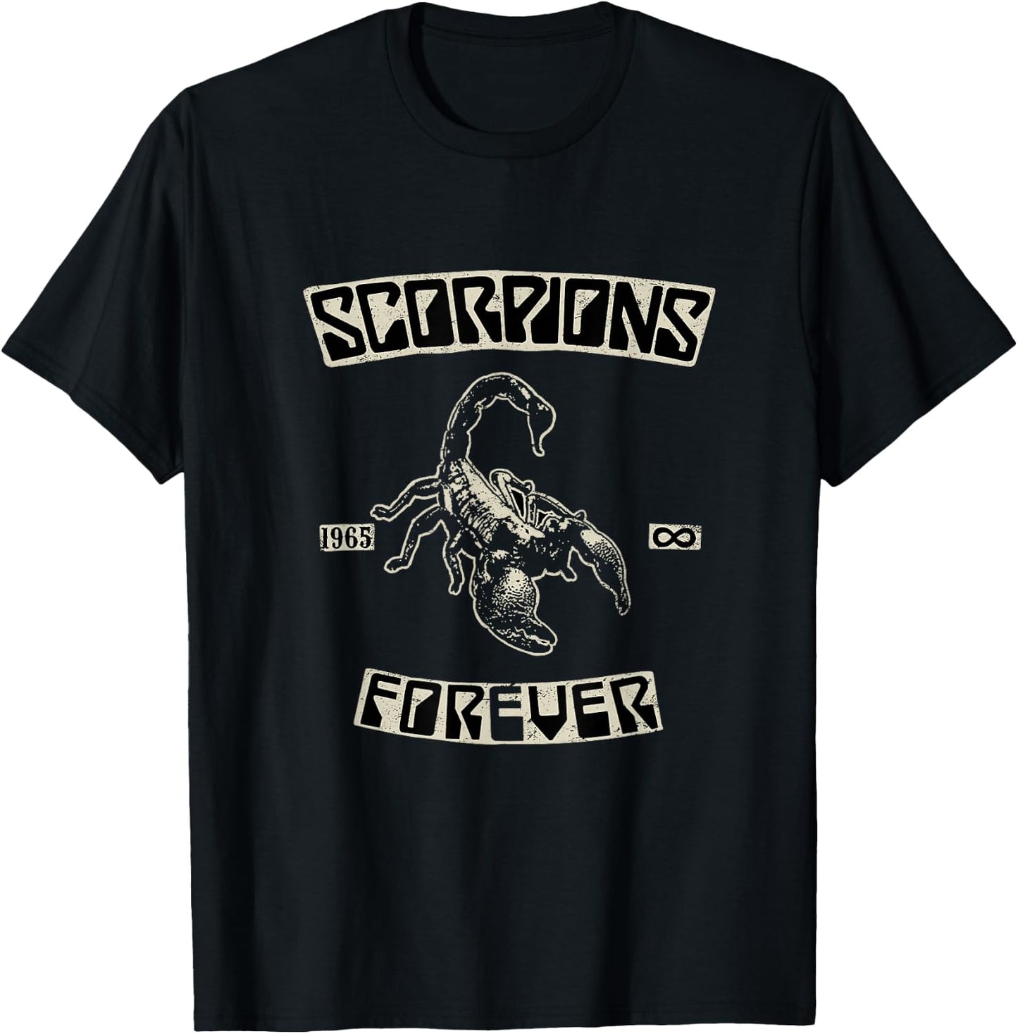 Official Scorpions Forever Since 1965 Black T-Shirt - T-Shirt | Black