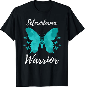 Scleroderma Warrior Scleroderma Awareness T-Shirt - T-Shirt | Black