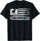 Vintage Best Dog Dad Ever USA Flag, Puppy Daddy T-Shirt - T-Shirt | Black