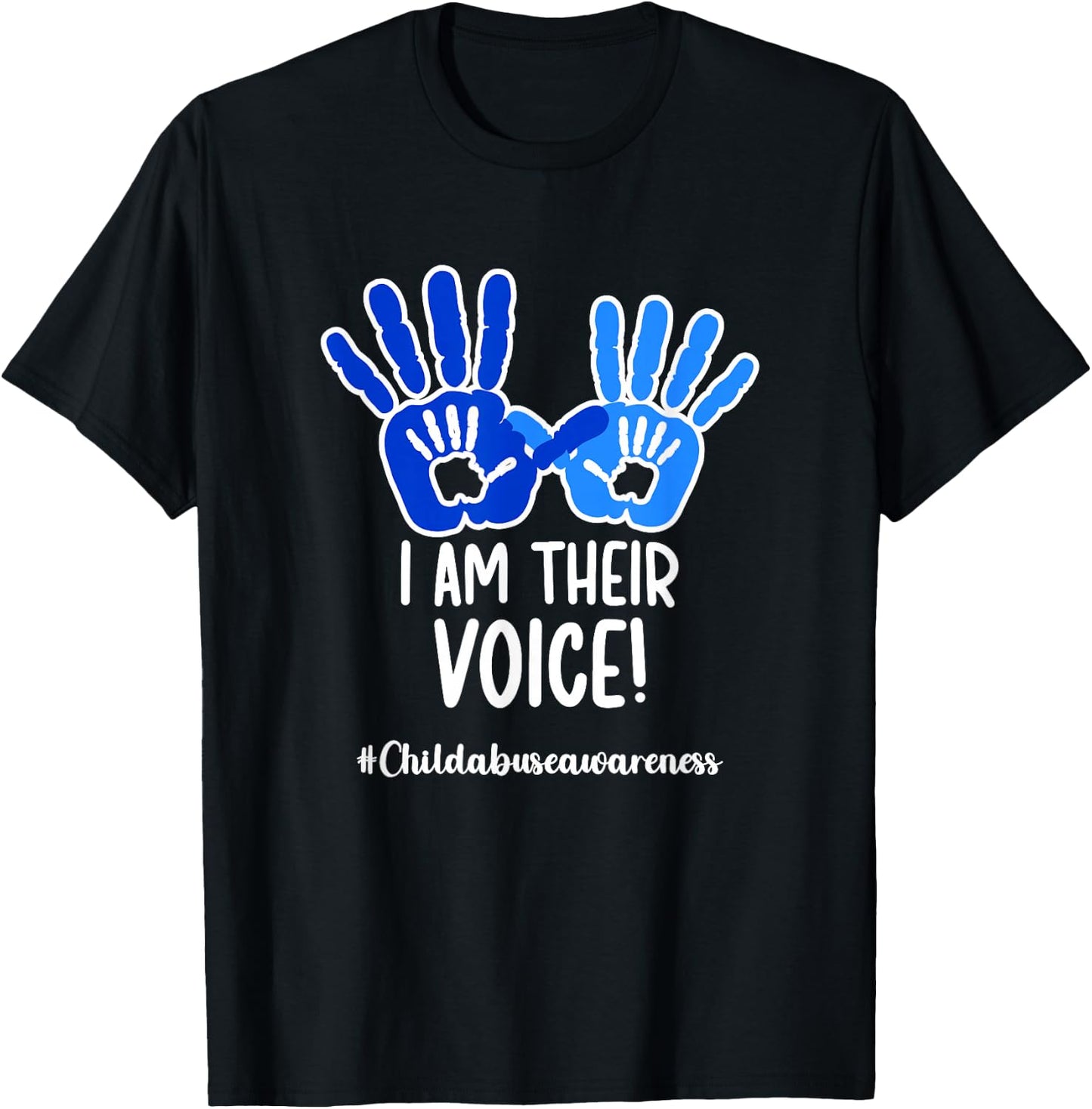 Child Abuse Prevention Month Child Abuse Awareness T-Shirt - T-Shirt | Black