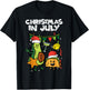 Christmas In July Avocado Taco Summer Mexican Men Women Kids T-Shirt - T-Shirt | Black