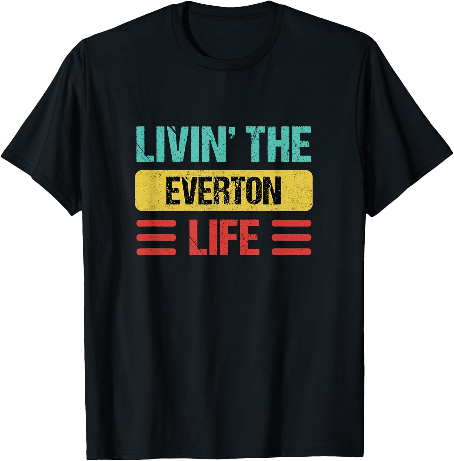 Everton Name T-Shirt - T-Shirt | Black