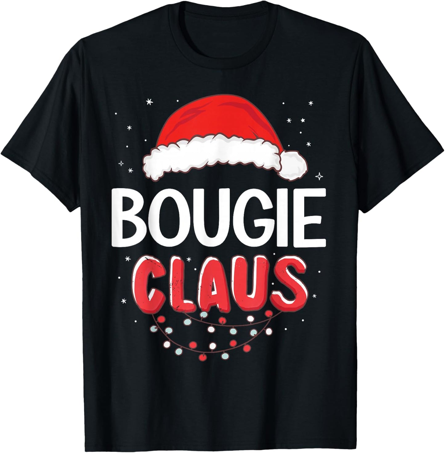 Bougie Santa Claus Christmas Matching Costume T-Shirt - T-Shirt | Black