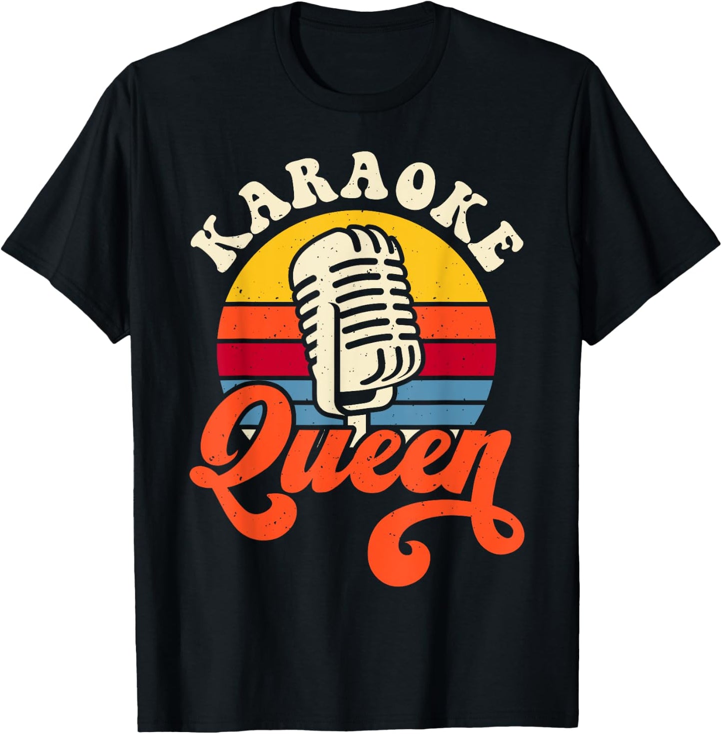 Karaoke Queen T-Shirt - T-Shirt | Black