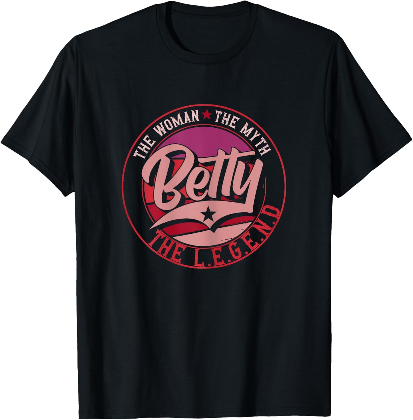 Betty the woman the myth the legend T-Shirt - T-Shirt | Black