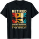 Retired Under new management see my Granddaughter T-Shirt - T-Shirt | Black