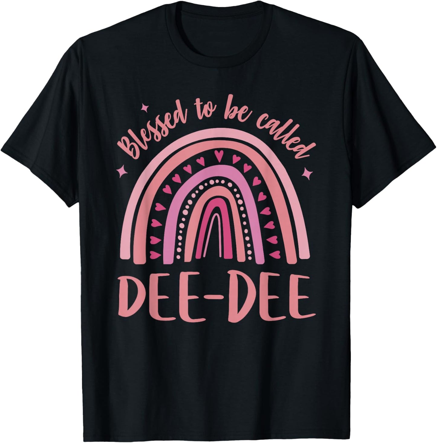 Dee-Dee for Grandma Mother's Day Blessed Dee-Dee T-Shirt - T-Shirt | Black
