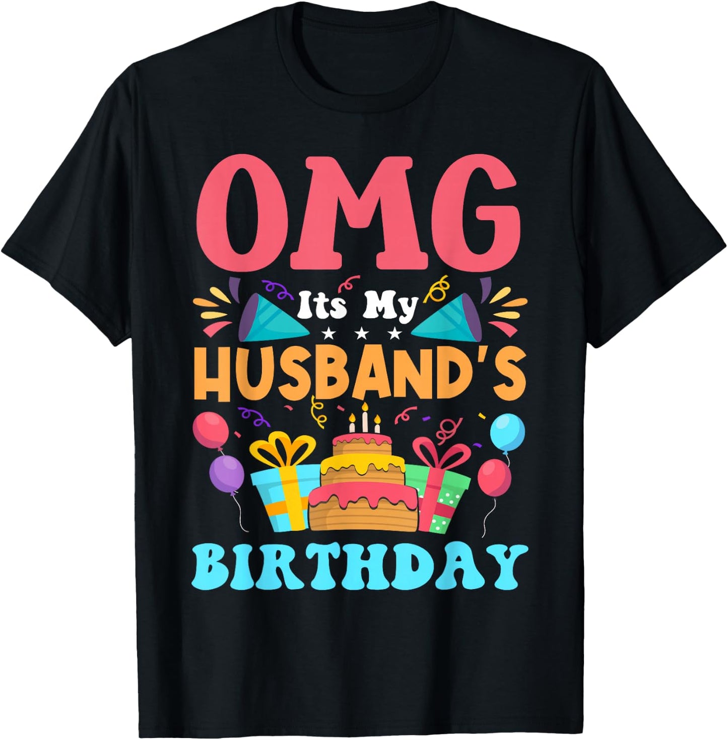 It's My Birthday Husband Gift Family Happy Birthday T-Shirt - T-Shirt | Black