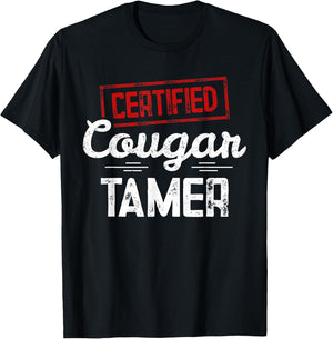 Certified Cougar Tamer T-Shirt - T-Shirt | Black