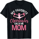 My Favorite Cheerleader Calls Me Mom Cheer Mom T-Shirt - T-Shirt | Black