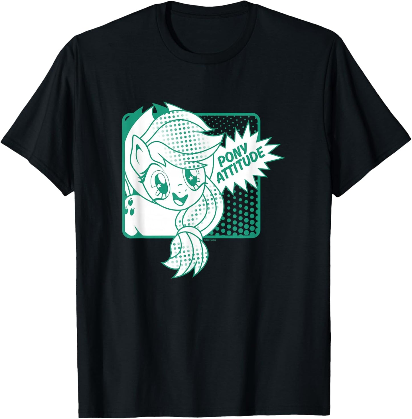 My Little Pony: Friendship Is Magic Applejack Pony Attitude T-Shirt - T-Shirt | Black