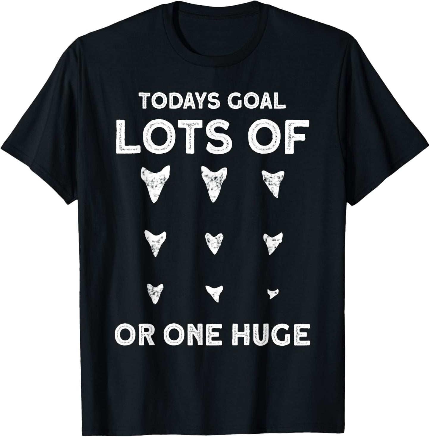 Fossil hunter Shark tooth collector T-Shirt - T-Shirt | Black