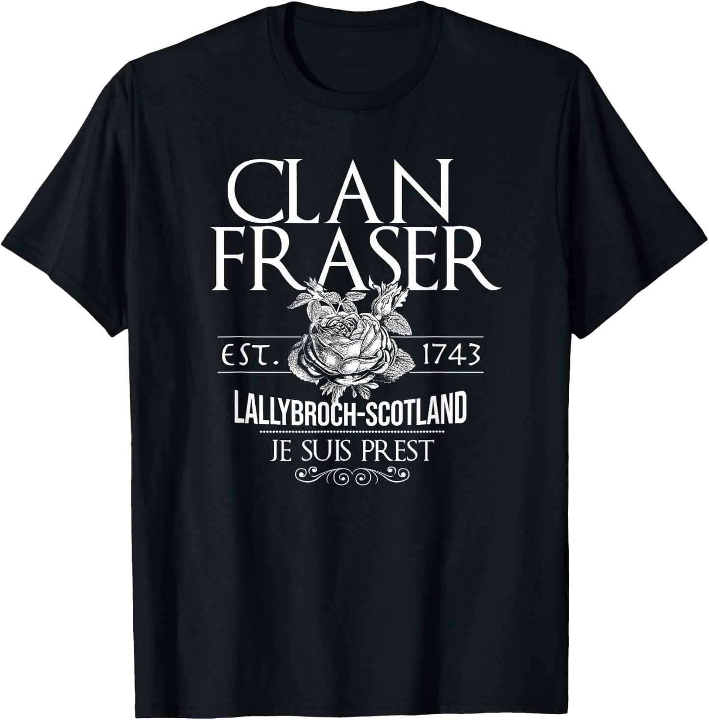 Scottish Sassenach Lallybroch Scots Outlander T-Shirt - T-Shirt | Black