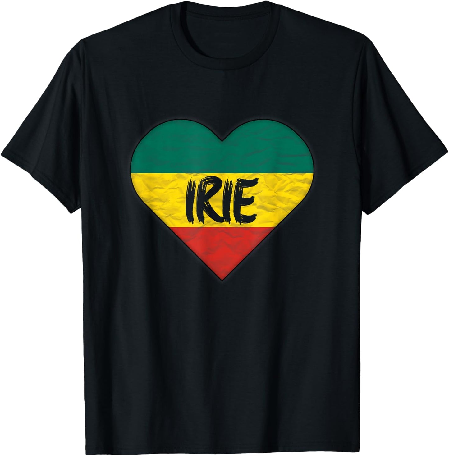 Vintage Reggae Irie Feel - Jamaican Rasta Roots Reggae T-Shirt - T-Shirt | Black