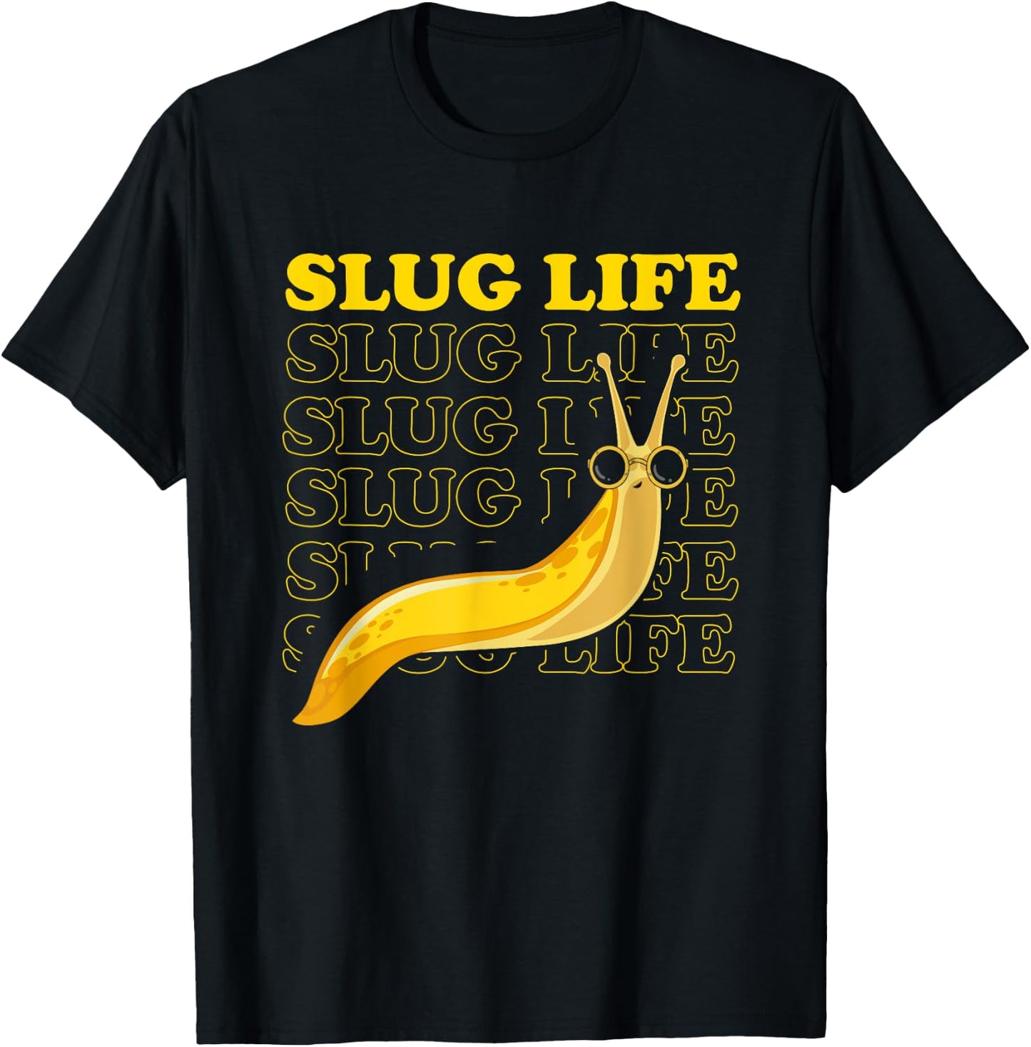 Banana Slug Quote and Banana Slugs Design T-Shirt - T-Shirt | Black