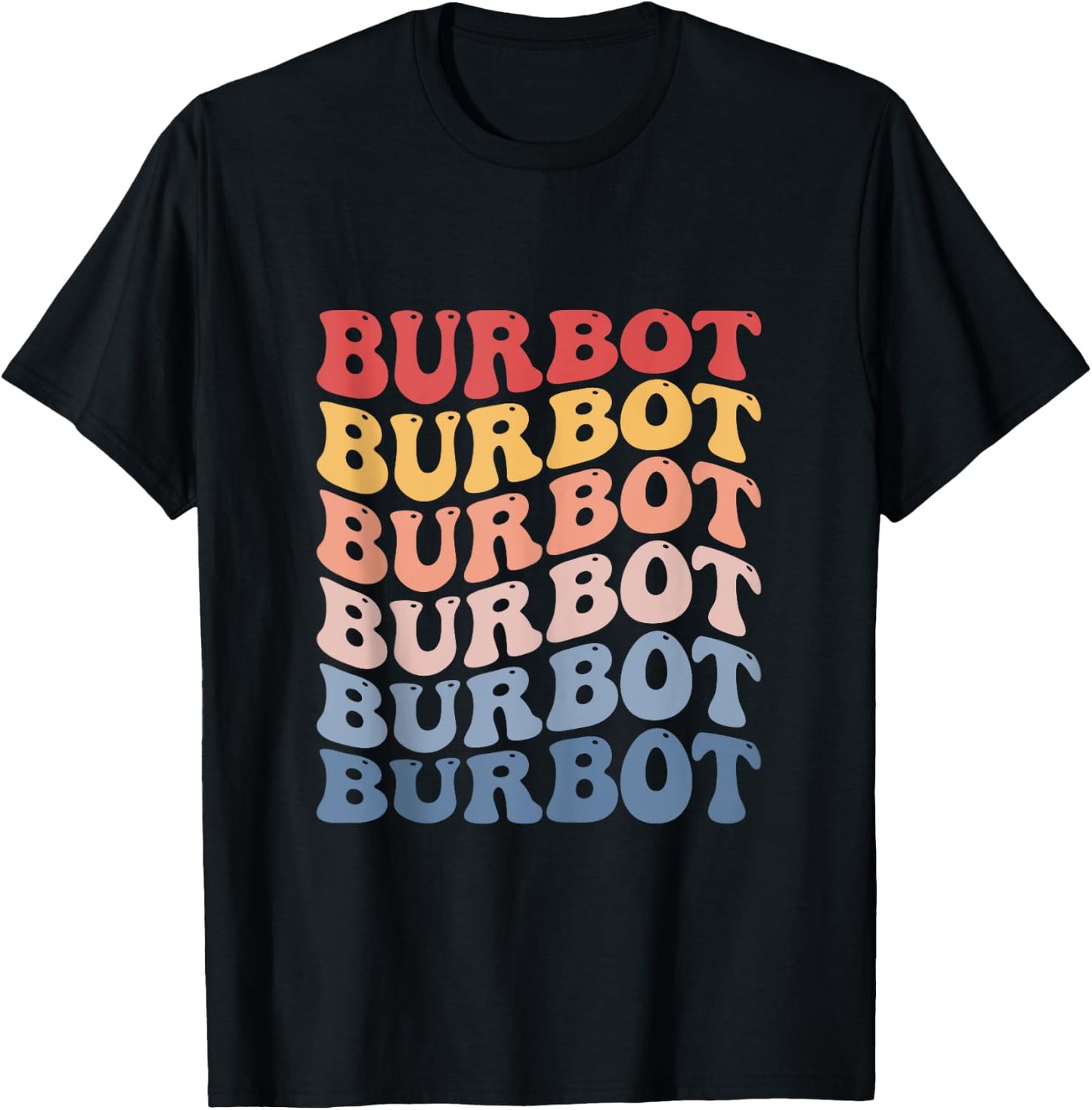 Burbot Groovy Retro Fish T-Shirt - T-Shirt | Black