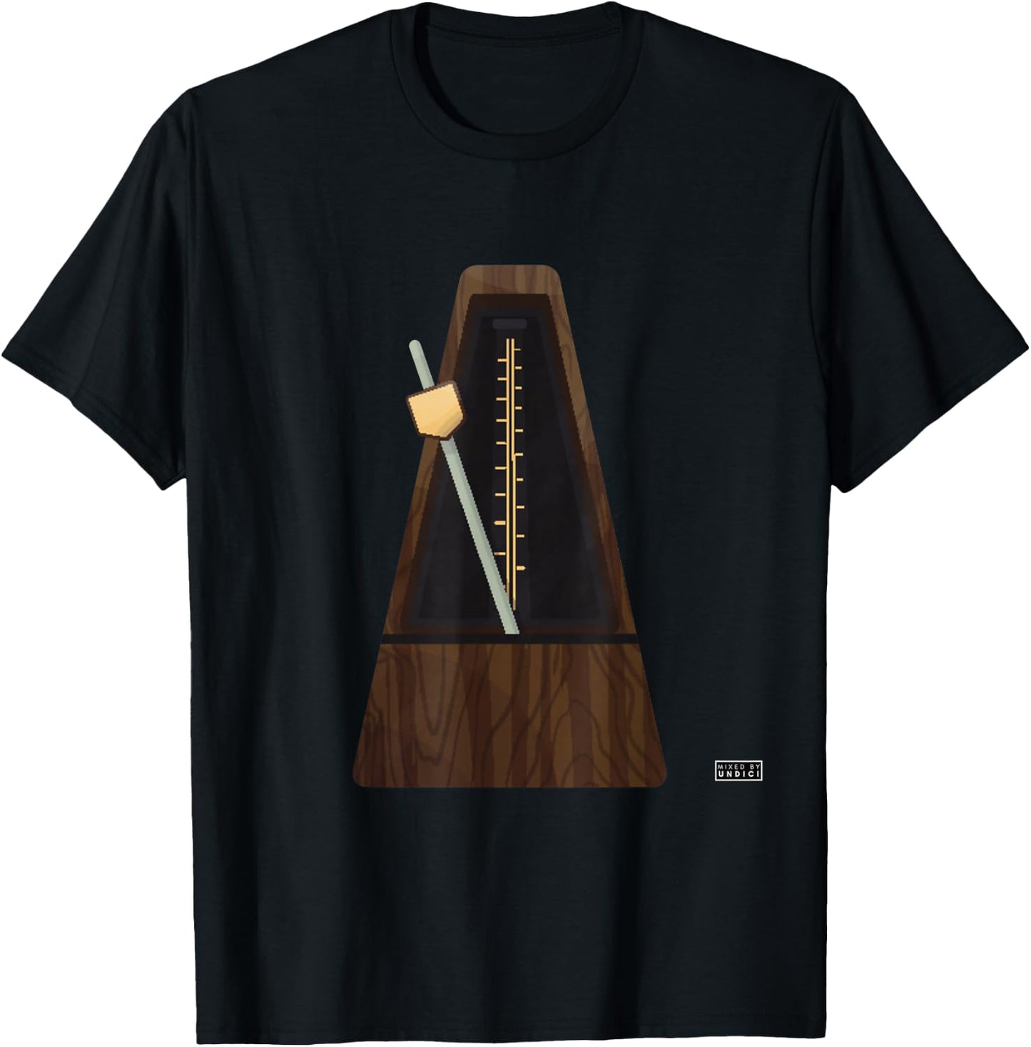 Metronome for musicians, recording, bpm, mix and mastering T-Shirt - T-Shirt | Black