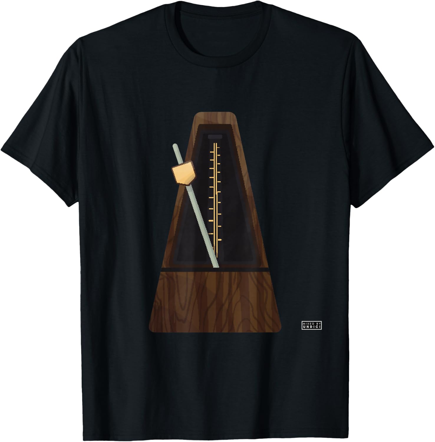 Metronome for musicians, recording, bpm, mix and mastering T-Shirt - T-Shirt | Black