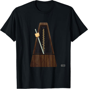 Metronome for musicians, recording, bpm, mix and mastering T-Shirt - T-Shirt | Black
