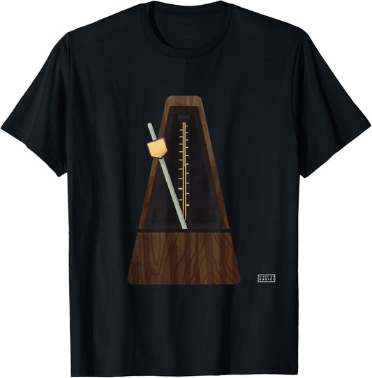 Metronome for musicians, recording, bpm, mix and mastering T-Shirt - T-Shirt | Black
