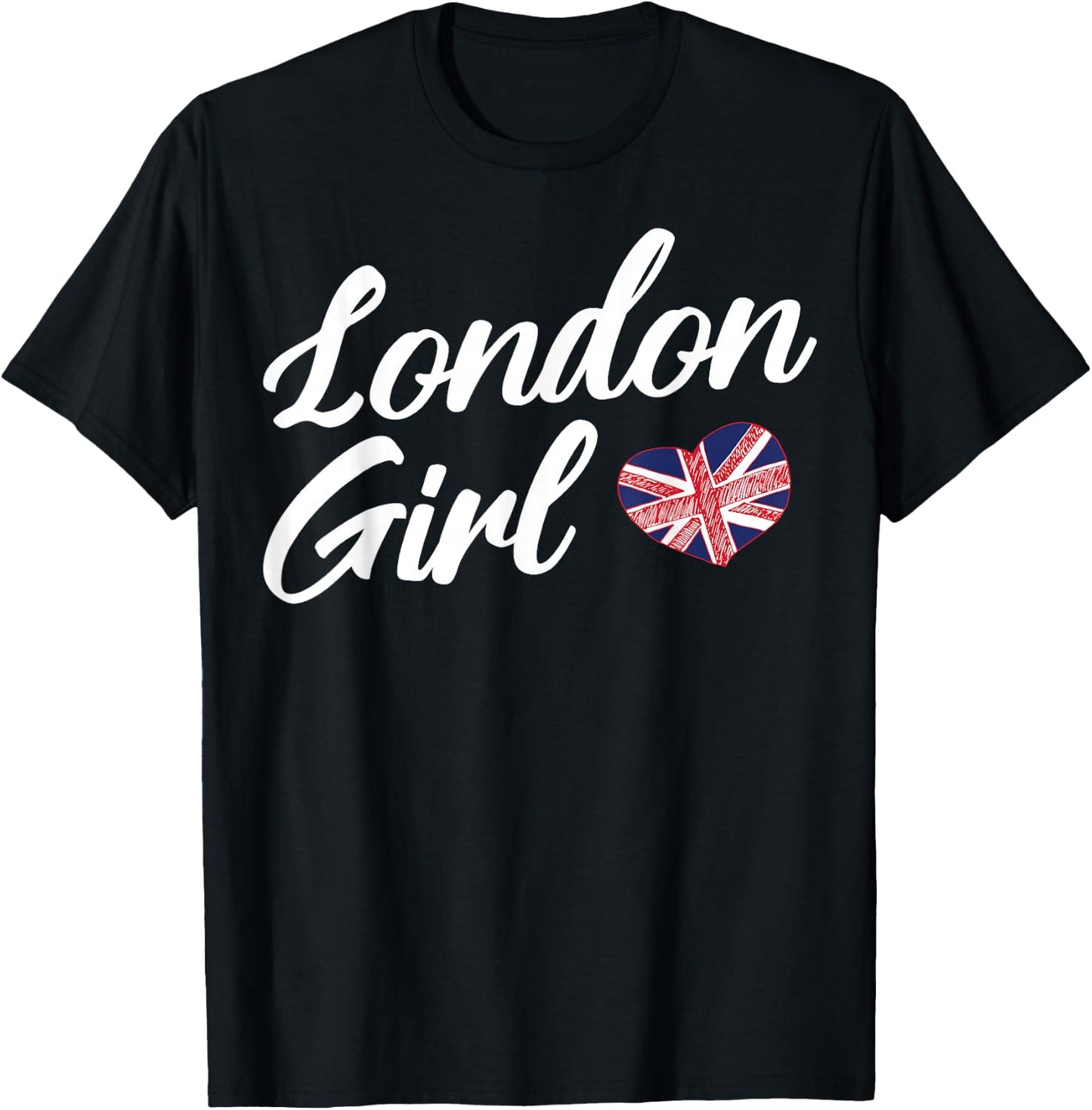 London Girl United Kingdom London T-Shirt - T-Shirt | Black