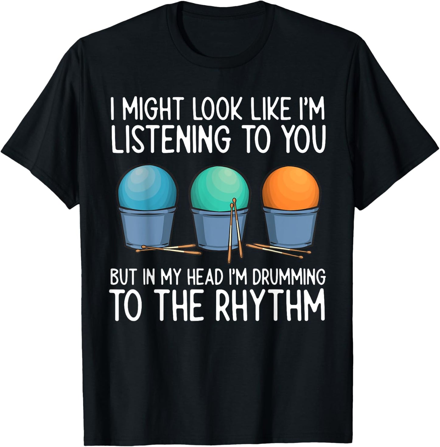 Cardio Drumming Gym Fitness Class Workout T-Shirt - T-Shirt | Black