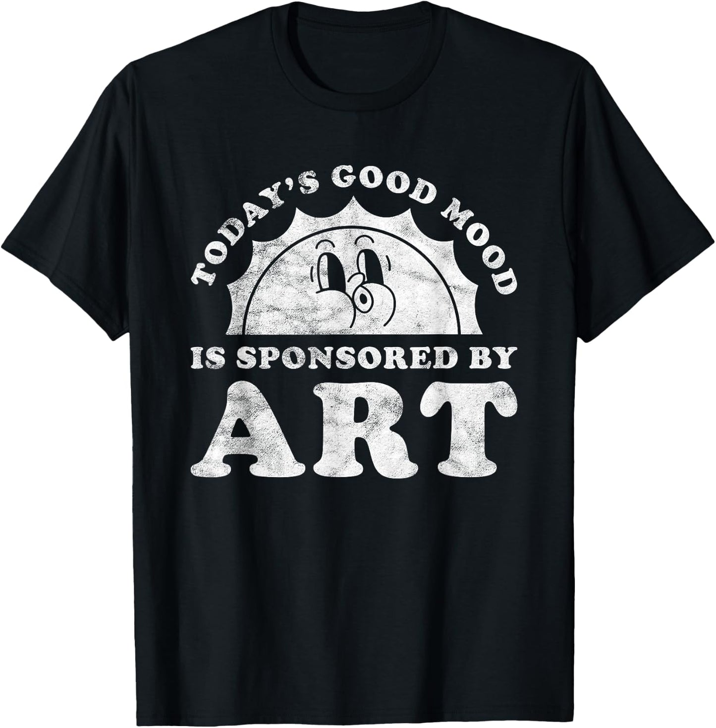 Funny Cute Retro Vintage Art or Art Teacher T-Shirt - T-Shirt | Black