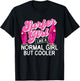 Surfer Girl Like A Normal Girl But Cooler - Surfboarding T-Shirt - T-Shirt | Black