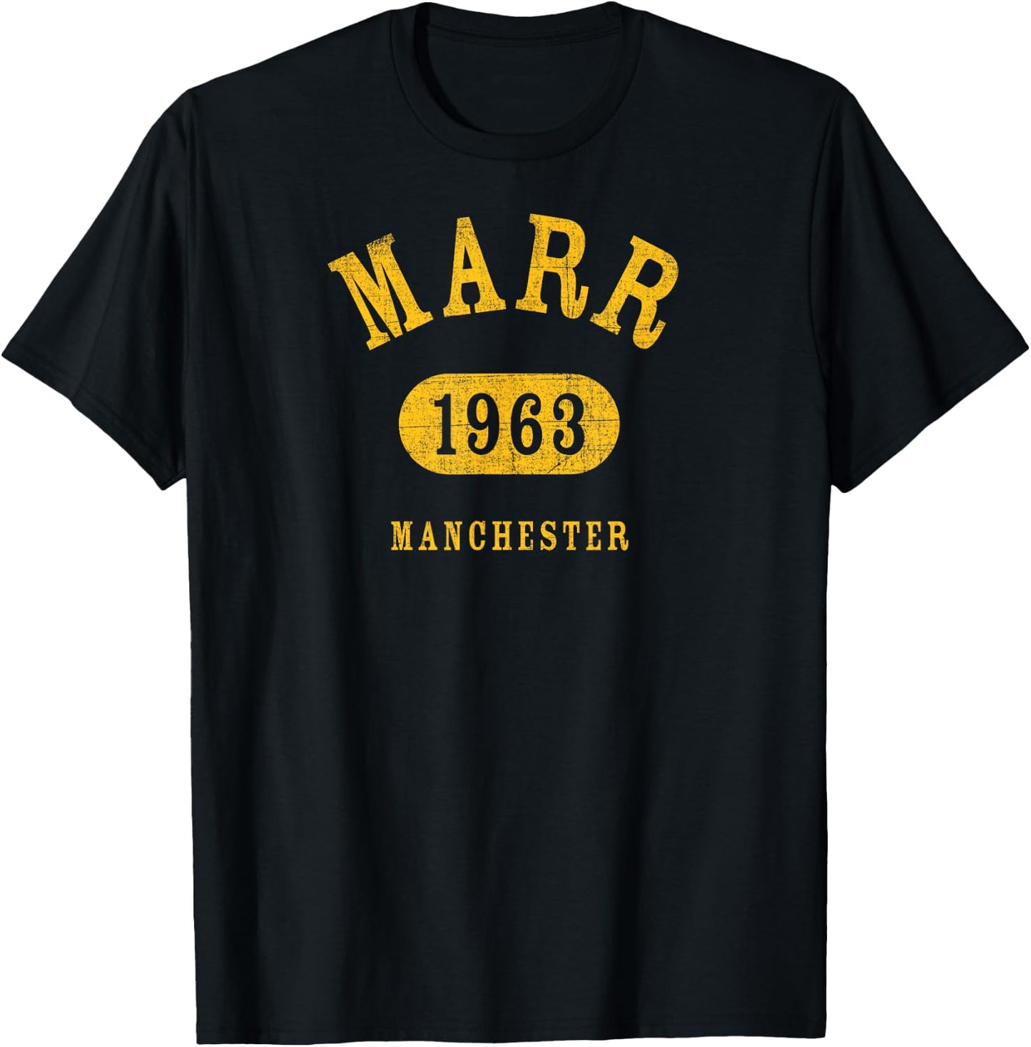 MARR Athletic Design With Details T-Shirt - T-Shirt | Black