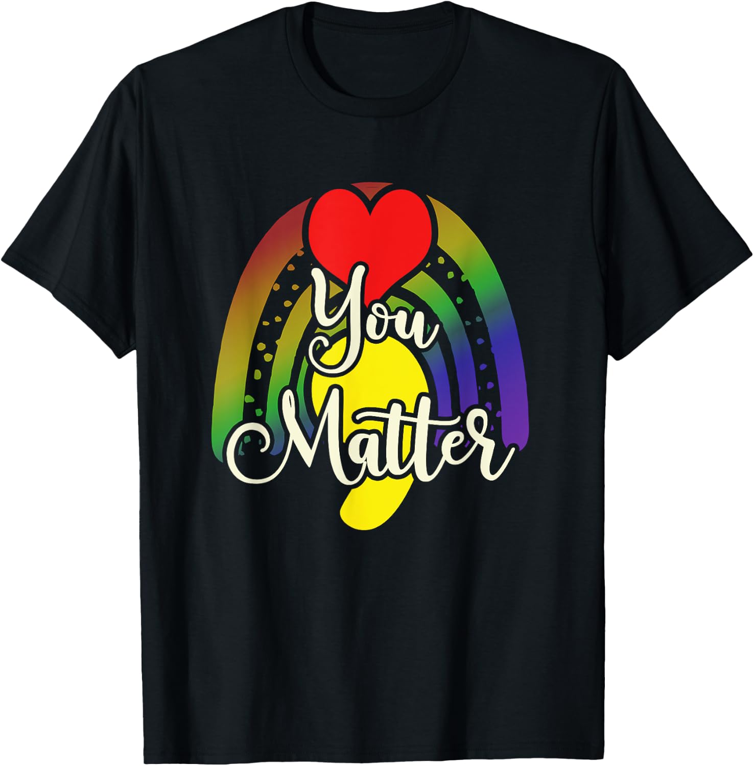You Boho Rainbow Galaxy Star Matter T-Shirt - T-Shirt | Black