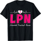 LPN Licensed Practical Nurse T-Shirt - T-Shirt | Black
