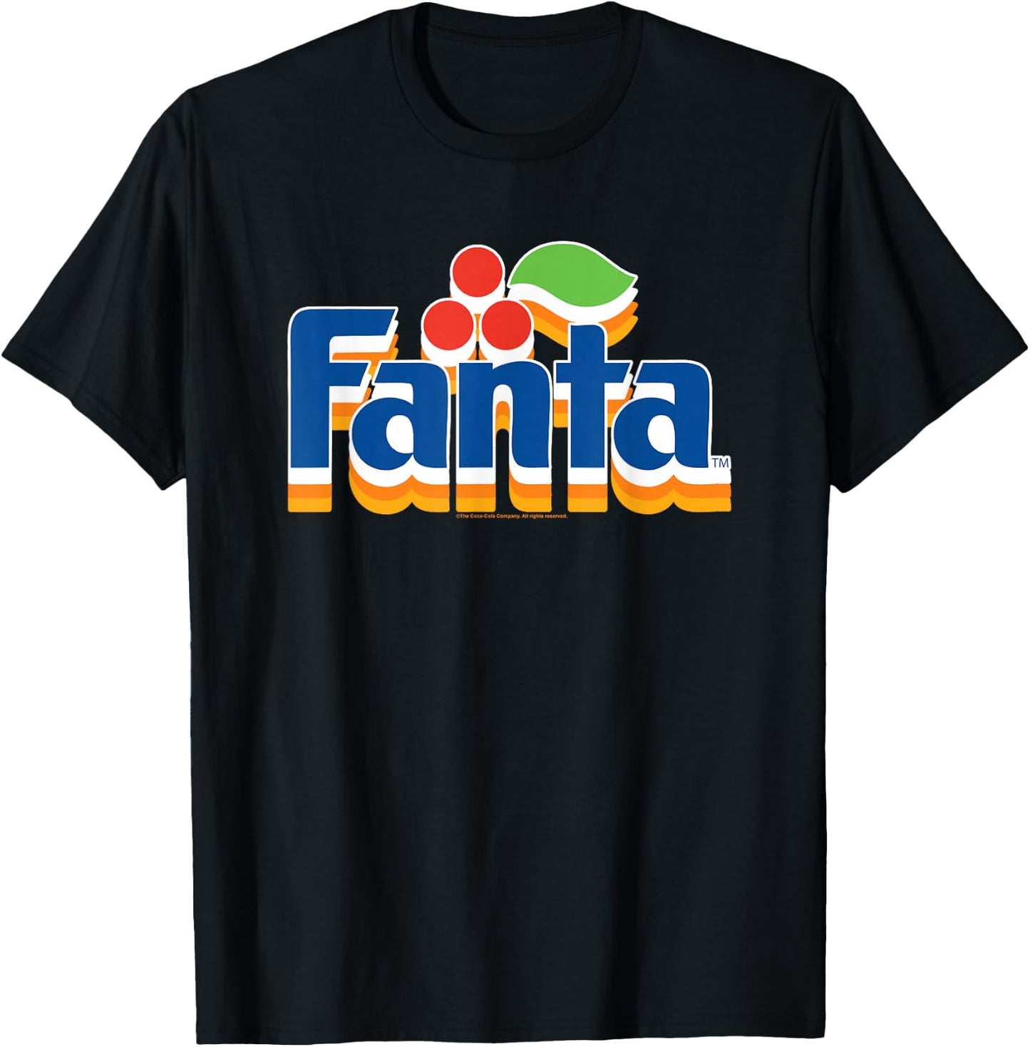 Coca-Cola - Stacked Fanta Logo T-Shirt - T-Shirt | Black