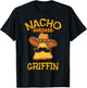 Nacho Average Griffin Personalized Name Funny Taco T-Shirt - T-Shirt | Black