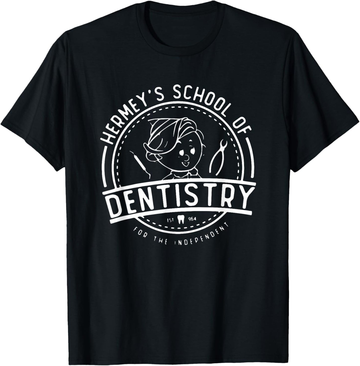 Hermey’s School of Dentistry Christmas Dental Hygienist T-Shirt - T-Shirt | Black