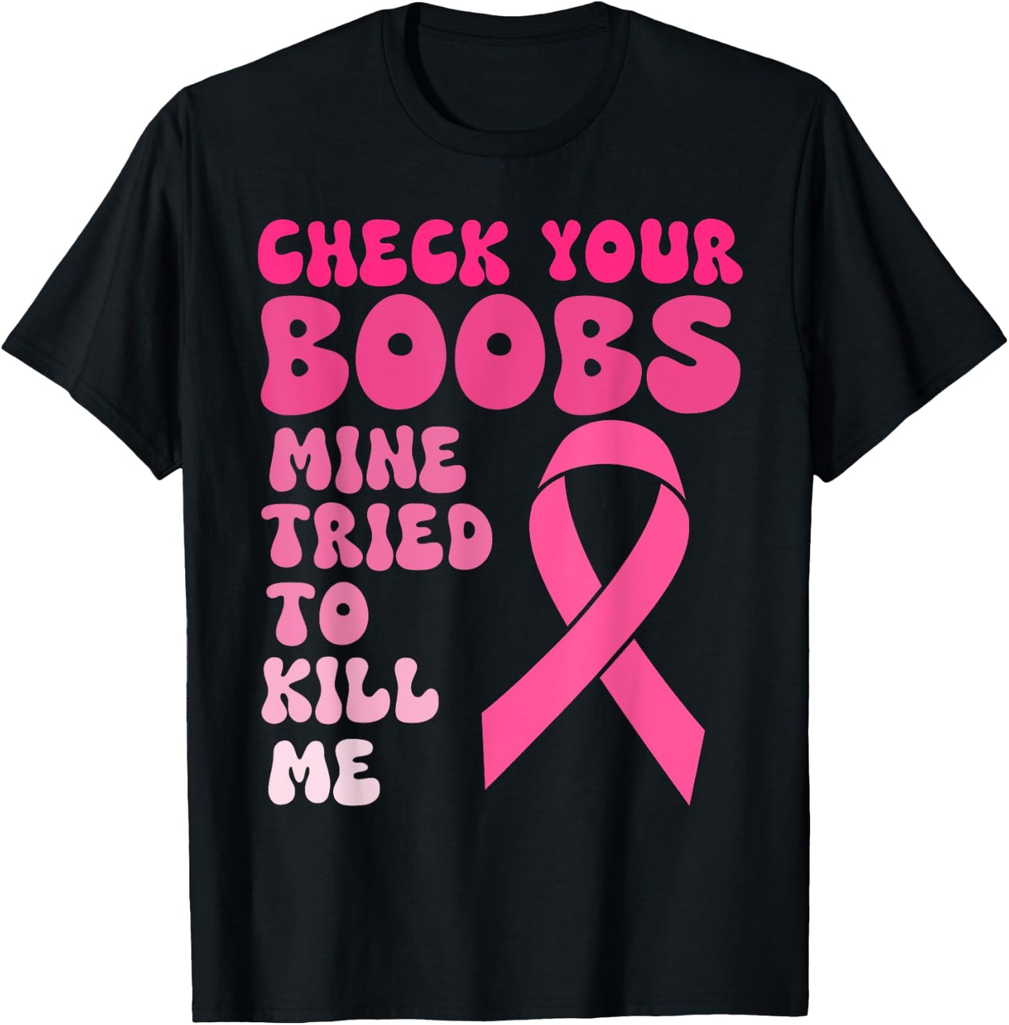 Breast Cancer Awereness Supporter, Fighter & Survivor Women T-Shirt - T-Shirt | Black