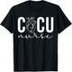 CICU Nurse Cardiac ICU Nurse Cardiac Intensive Care Unit T-Shirt - T-Shirt | Black
