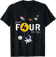 Shoot 4 The Moon Child's 4th Birthday party T-Shirt - T-Shirt | Black